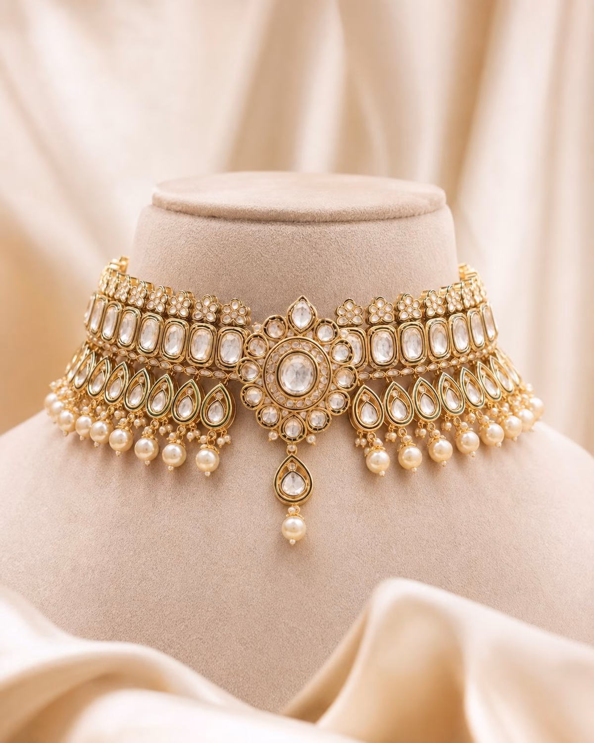 Mahi kundan choker